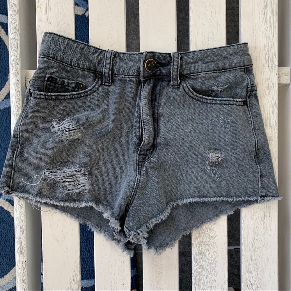 BDG Urban Outfitters Hi rise cheeky Jean shorts